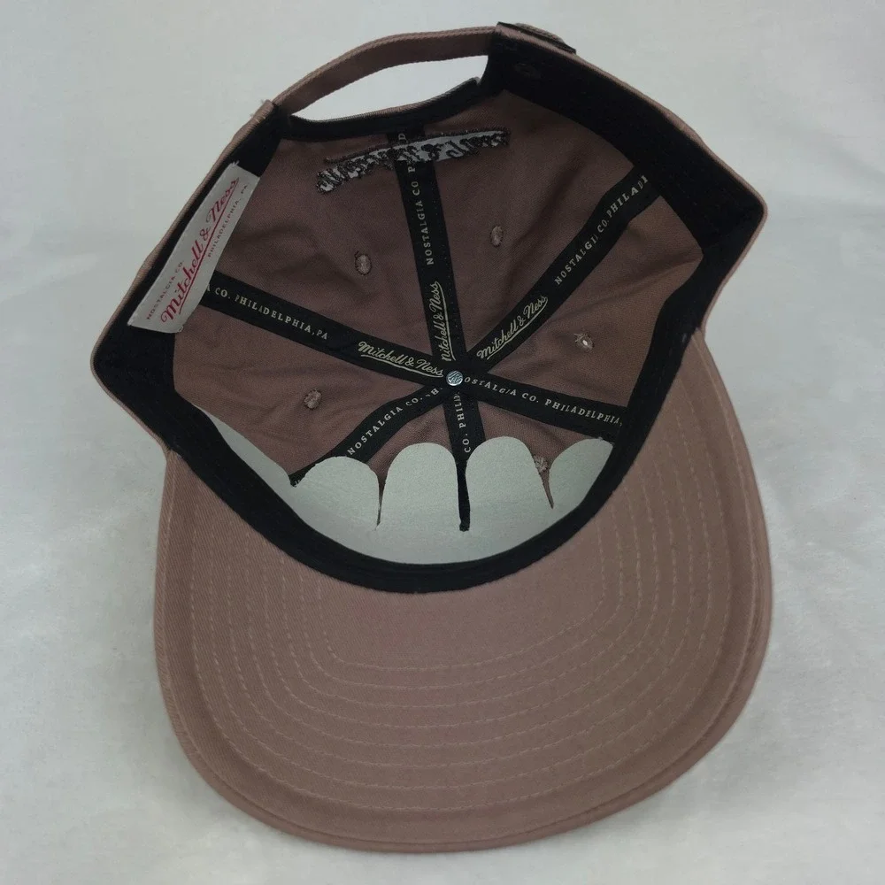 Denver Nuggets‎ Mitchell & Ness Dad Hat Cap Embroidery Logo Chocolate Brown New